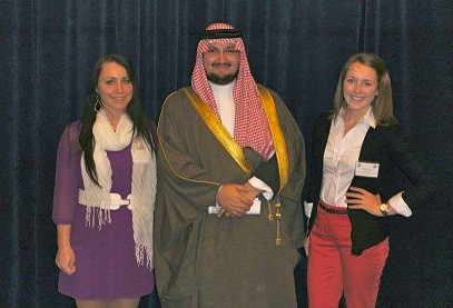 National Model Arab League photo of 3 people